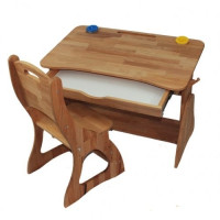 Комплект парта трансформер і стілець бук 90 см